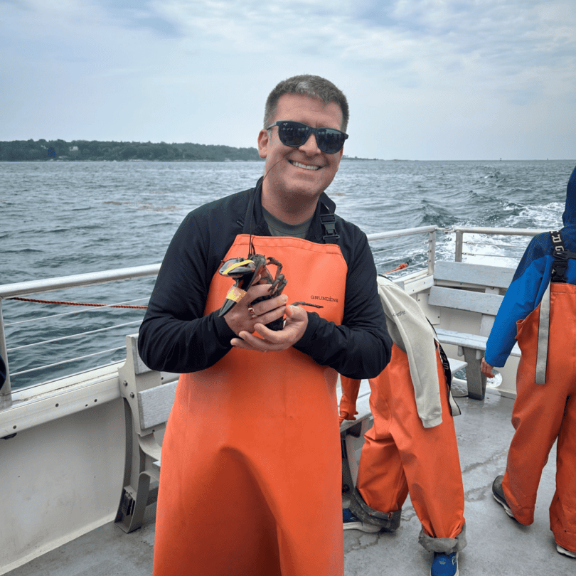 Matt with Lobster